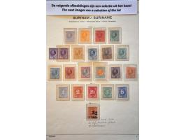 collectie 1873-1966 meest * met veel betere ex. en series w.b. 10a (*), 32a (*), 40 (*) met cert. NVPH 1960, Jubileum 1923 *,