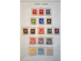 collectie 1873-1966 meest * met veel betere ex. en series w.b. 10a (*), 32a (*), 40 (*) met cert. NVPH 1960, Jubileum 1923 *,