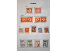 collectie 1873-2010 eerst gestempeld, later */** met betere ex. w.b. port, Do.X. en Mercurius 5 gulden etc. in 4 albums