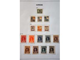 collectie 1873-2010 eerst gestempeld, later */** met betere ex. w.b. port, Do.X. en Mercurius 5 gulden etc. in 4 albums