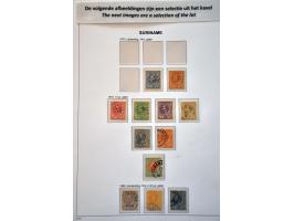 collectie 1873-1975 gestempeld met vele betere ex. en series w.b. emissie 1873, keerdrukken 1909, Jubileum 1923, port etc. in