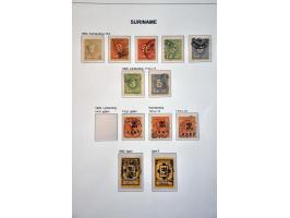 collectie 1873-1975 gestempeld met vele betere ex. en series w.b. emissie 1873, keerdrukken 1909, Jubileum 1923, port etc. in