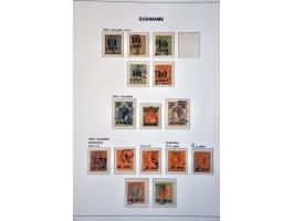 collectie 1873-1975 gestempeld met vele betere ex. en series w.b. emissie 1873, keerdrukken 1909, Jubileum 1923, port etc. in