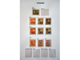 collectie 1873-1975 gestempeld met vele betere ex. en series w.b. emissie 1873, keerdrukken 1909, Jubileum 1923, port etc. in