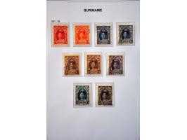 collectie 1873-1975 gestempeld met vele betere ex. en series w.b. emissie 1873, keerdrukken 1909, Jubileum 1923, port etc. in