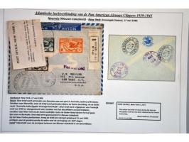 Pan American Airways Clippers, 16 covers 1939-1944, all censored and confiscated, released in 1946 with different cancellatio