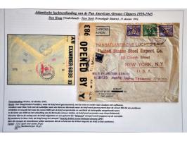 Pan American Airways Clippers, 16 covers 1939-1944, all censored and confiscated, released in 1946 with different cancellatio