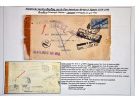 Pan American Airways Clippers, 16 covers 1939-1944, all censored and confiscated, released in 1946 with different cancellatio