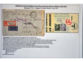 Pan American Airways Clippers, 16 covers 1939-1944, all censored and confiscated, released in 1946 with different cancellatio