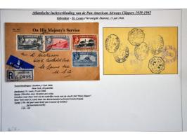 Pan American Airways Clippers, collection of 35 covers from European countries 1939-1945 (including Bohemia and Moravia, Bulg