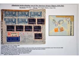 Pan American Airways Clippers, collection of 35 covers from European countries 1939-1945 (including Bohemia and Moravia, Bulg