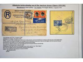 Pan American Airways Clippers, 14 covers 1939-1945 from African countries (including Afrique Equatoriale, MEF Tripoli, Zanzib