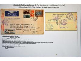 Pan American Airways Clippers, 14 covers 1939-1945 from African countries (including Afrique Equatoriale, MEF Tripoli, Zanzib