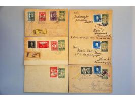 about 1500 used postal stationery including better items, cancellations, with additional franking, registered, censored, fore