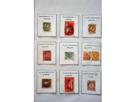 specialized collection 1879-1918 used and * with printings, perforations, cancellations, better stamps and sets etc., nicely 