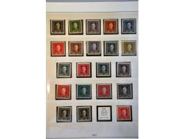 collection 1879-1918 */** with better stamps, sets (a.o. issue 1916 in changed colours), perforations (a.o. Fe. no. 124C in b