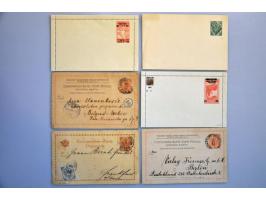 postal stationery 1879-1918 collection mainly unused approx. 130 ex. including types, varieties and better ex. (1917/1918 rep