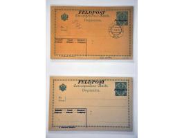 postal stationery 1879-1918 collection mainly unused approx. 130 ex. including types, varieties and better ex. (1917/1918 rep