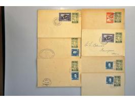 postal stationery, collection unused and used  with better items in album