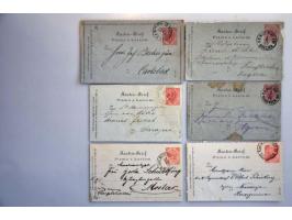 postal stationery, collection unused and used  with better items in album