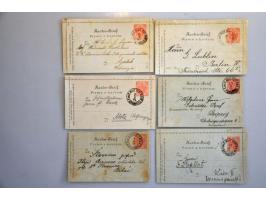 postal stationery, collection unused and used  with better items in album