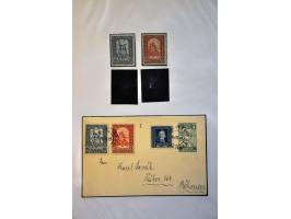 specialized collection 1906-1918 used and */** with a.o. imperforated, large section Coleman perforations, overprint varietie