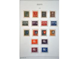 collection 1918-1940 with better stamps, sets and miniature sheets in binder