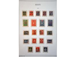 collection 1918-1940 with better stamps, sets and miniature sheets in binder